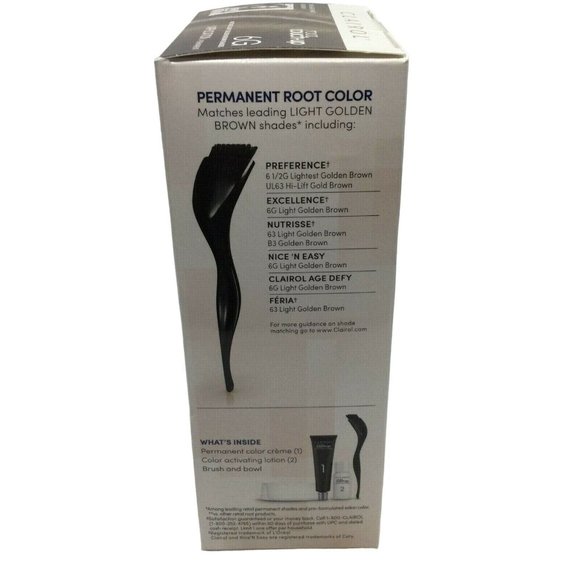 Lot 2 Clairol Nice 'n Easy Root Touch Up Hair Color Kit #6G LIGHT GOLDEN BROWN - Picture 7 of 7